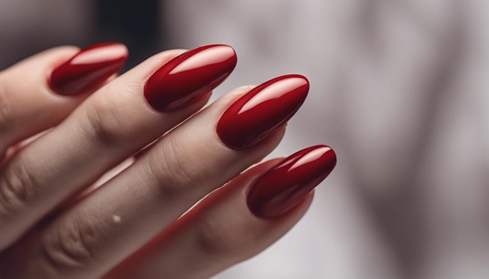 2024 s chic red nails