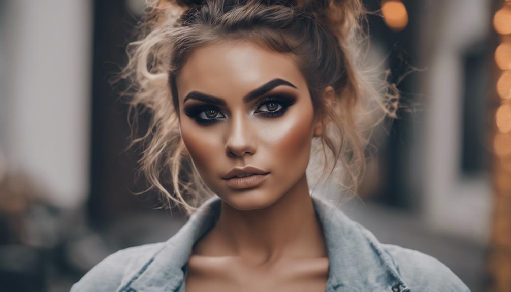 captivating makeup and hairstyle