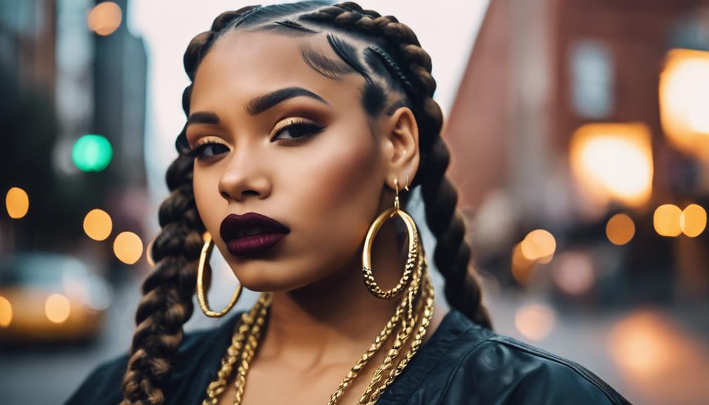 chic braids for cholas