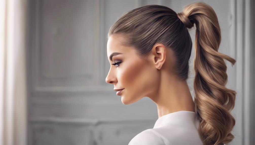 chic ponytail styling ideas