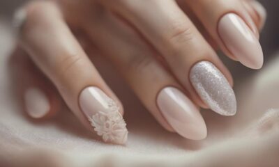 classic wedding nail designs