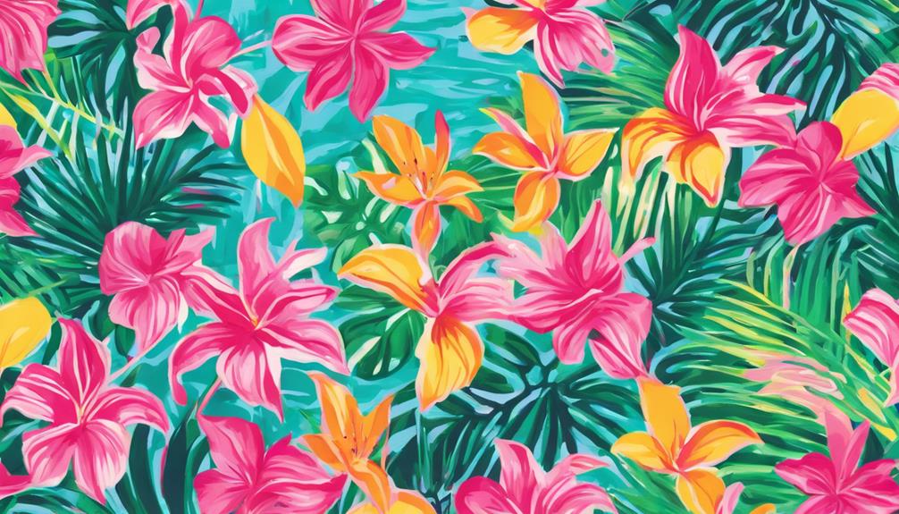 colorful tropical lilly pulitzer