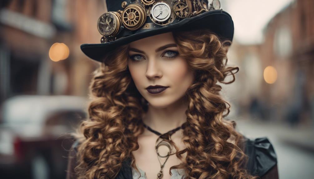 creating vintage steampunk hairstyles