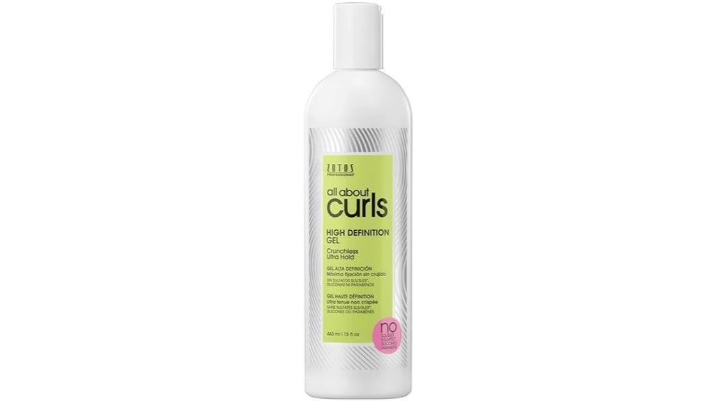 define curls with gel