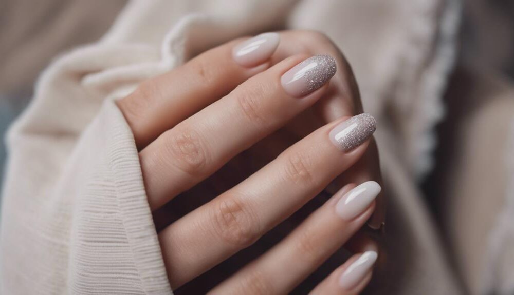 elegant french tip nails