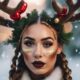 festive reindeer makeup inspiration