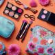 floral themed beauty accessories set