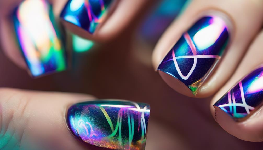 futuristic nail salon design