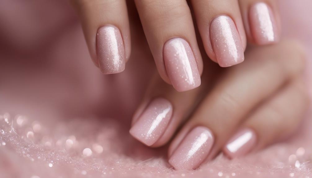 glimmering pink detailing shines