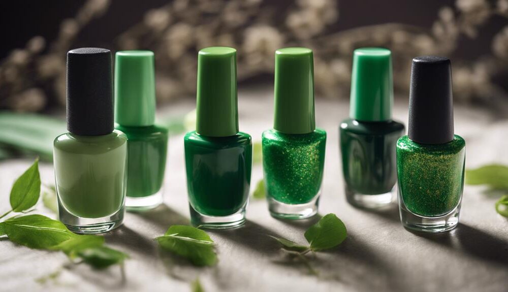 green nail trends described