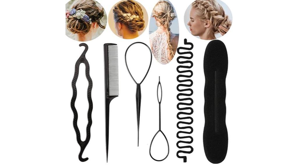 hair braiding tool set