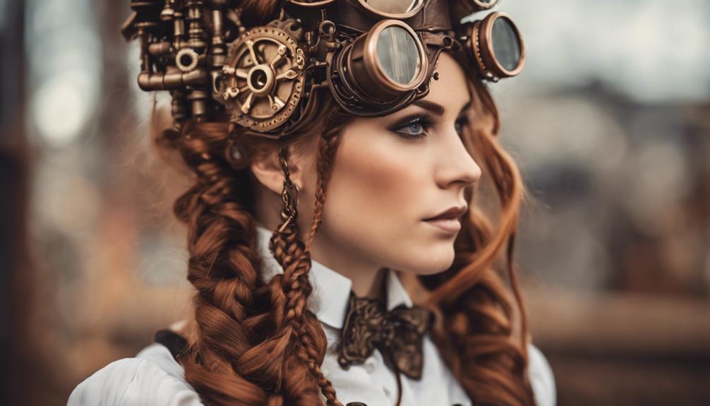 inventive hair with gears