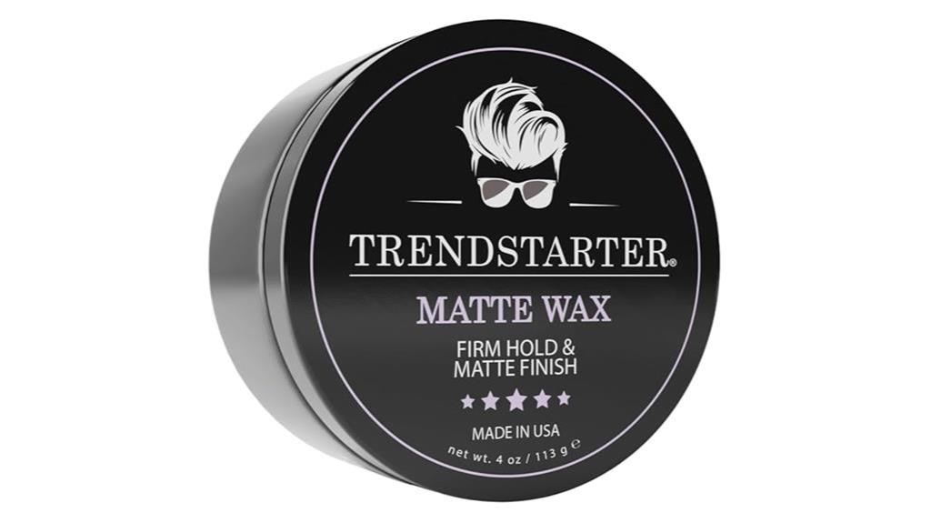 matte wax for styling