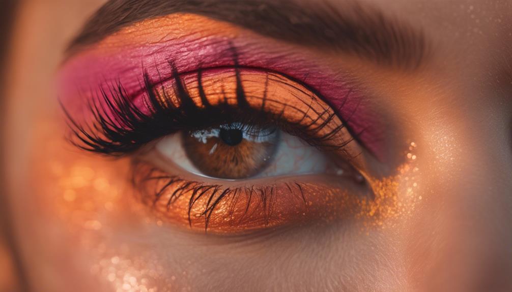 perfecting the sunset inspired makeup
