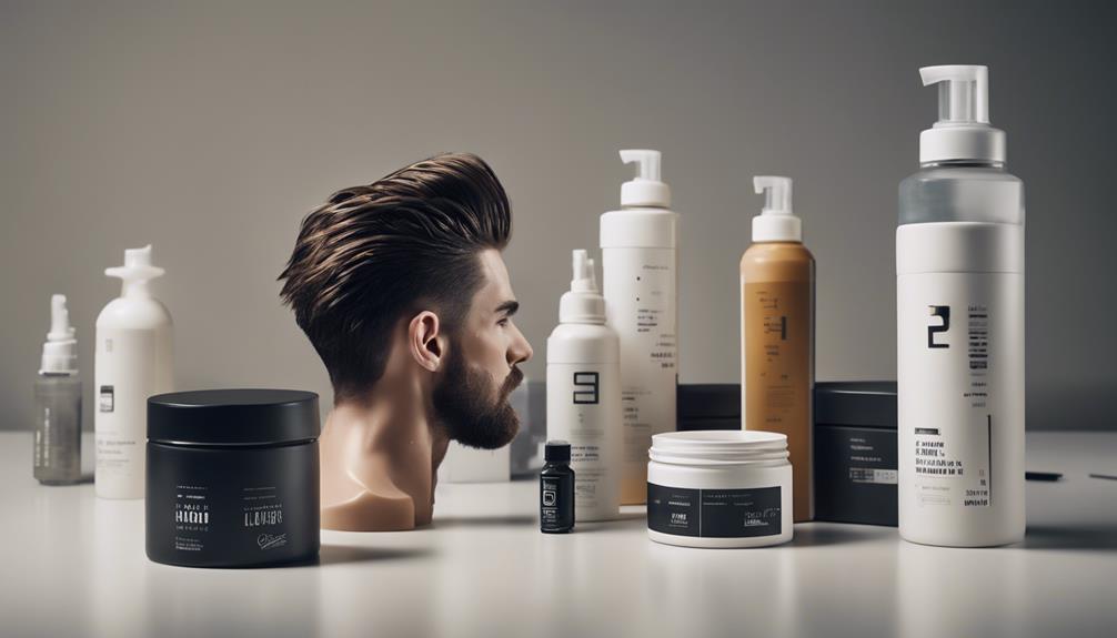 sculpting hair with pomades