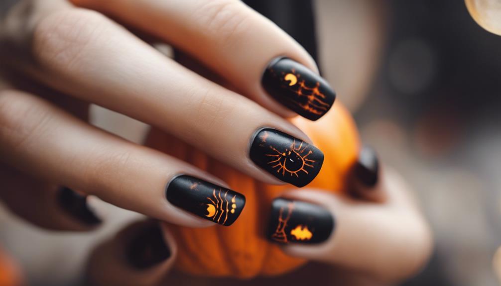 spooky nail art trend