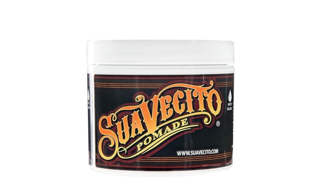styling hair with suavecito