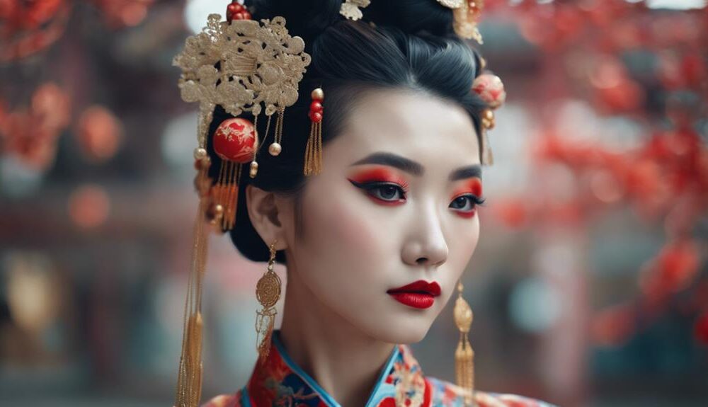 traditional hairstyles and makeup