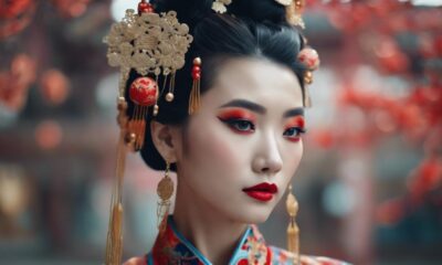 traditional hairstyles and makeup