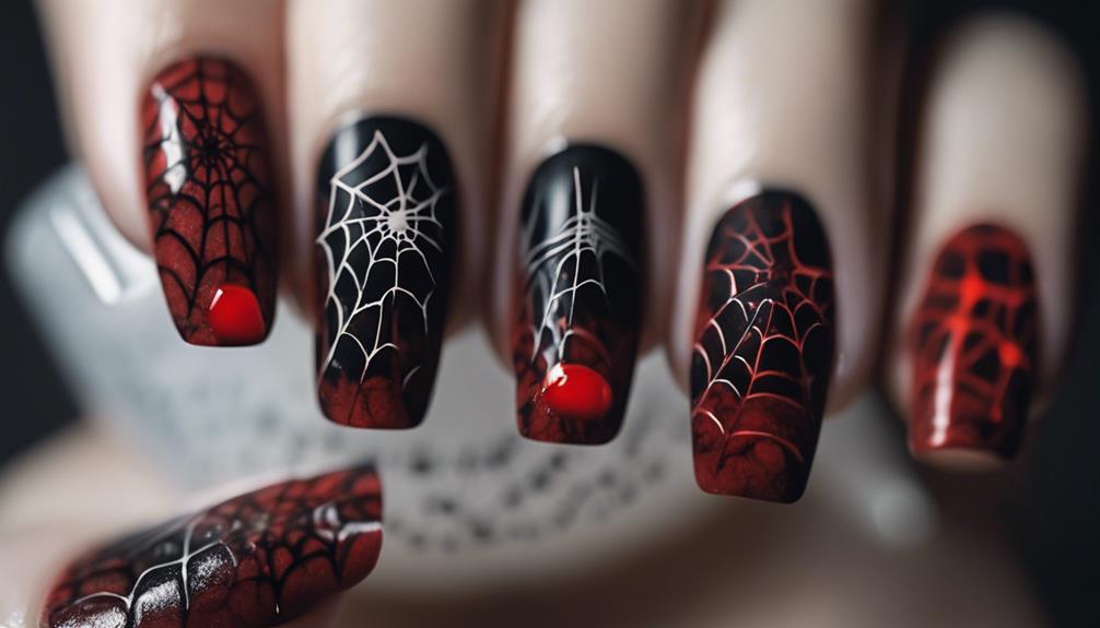unique halloween nail designs