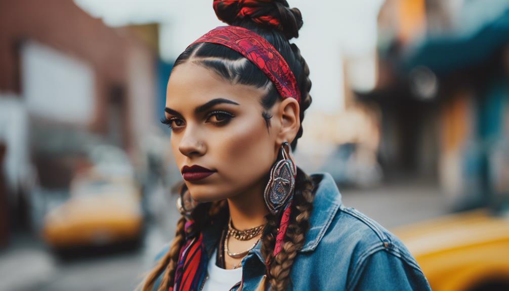 vibrant hair accessories showcased