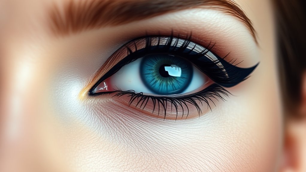 fettes kreatives Augen-Make-up