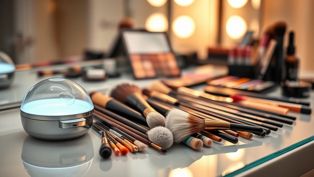 Reinigen Sie Make-up-Tools regelmäßig