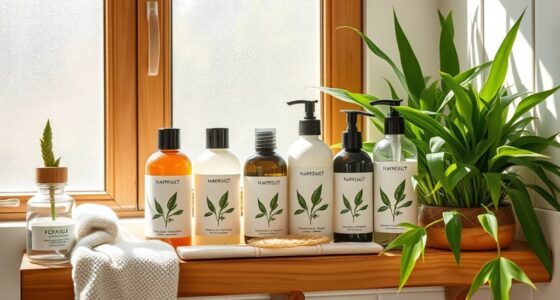 umweltfreundliche Haarpflegeeinsparungen