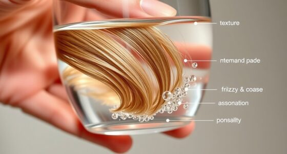 Haare Porositätstest-Ergebnisse