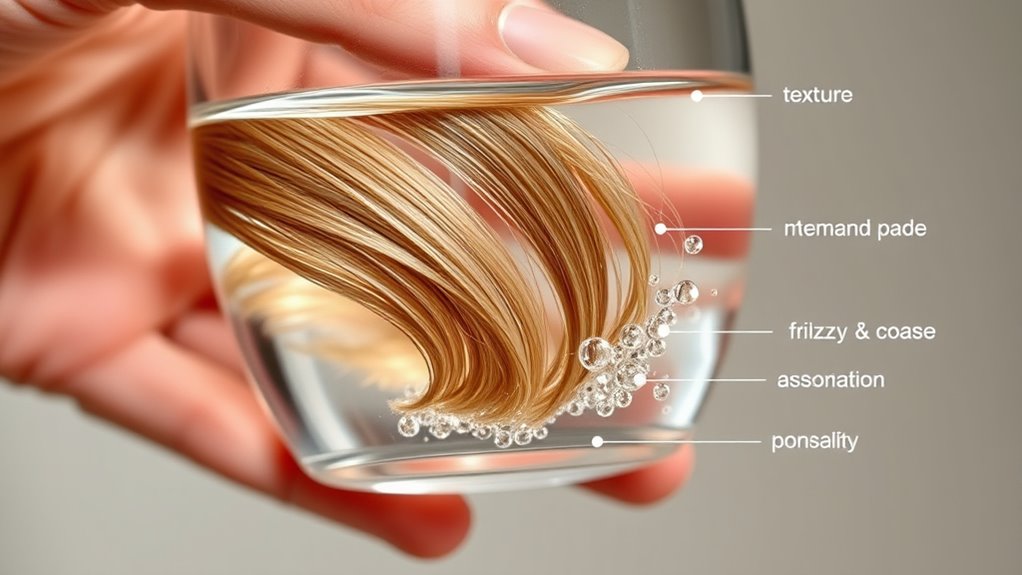 Haare Porositätstest-Ergebnisse