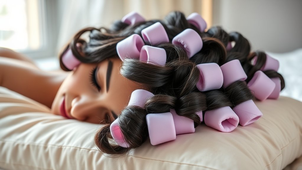 heiße, kostenlose, sanfte Lockentechniken