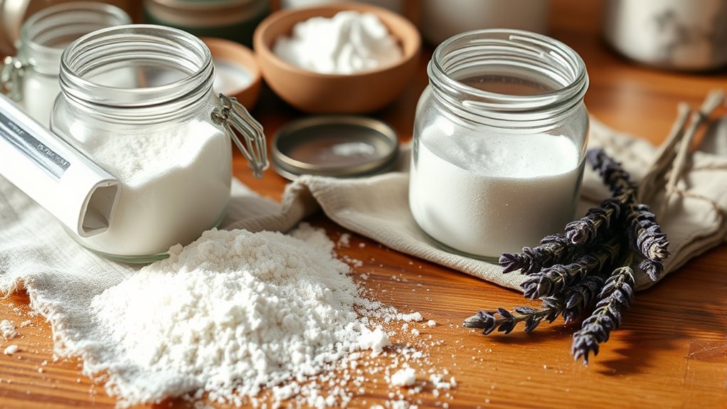 hausgemachtes umweltfreundliches Trockenshampoo