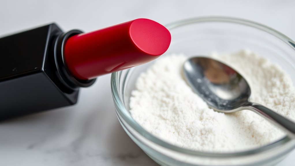 lang anhaltender Lippenstift Fixierungsmethode