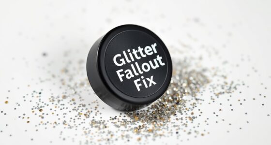 staubfreie Glitzer-Fallout-Lösung