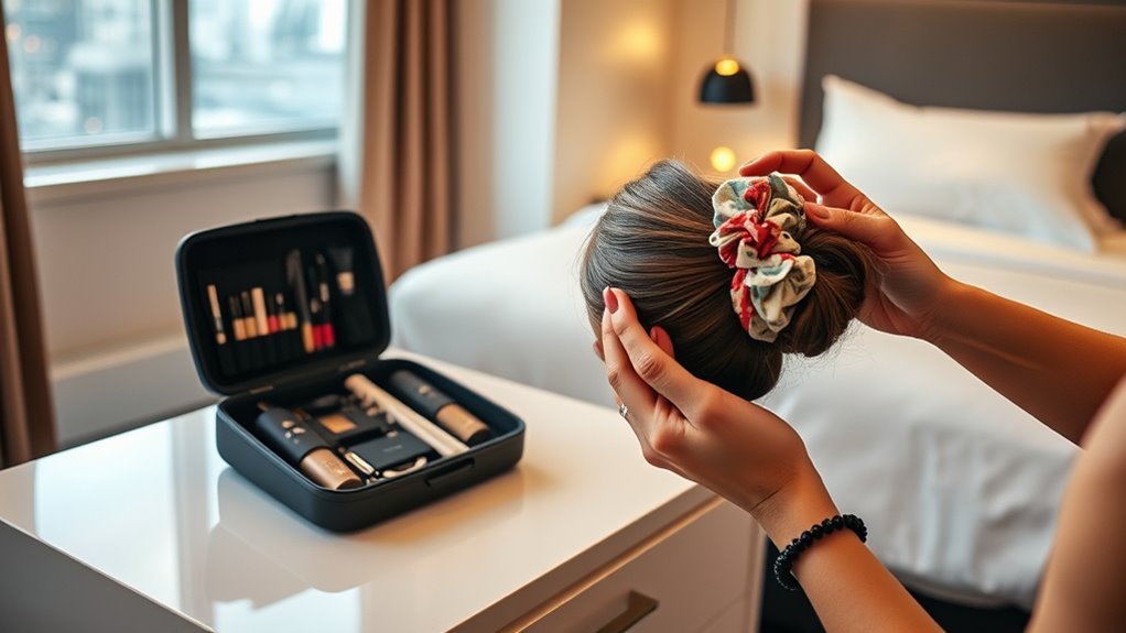 Nachtfrisuren sparen Platz