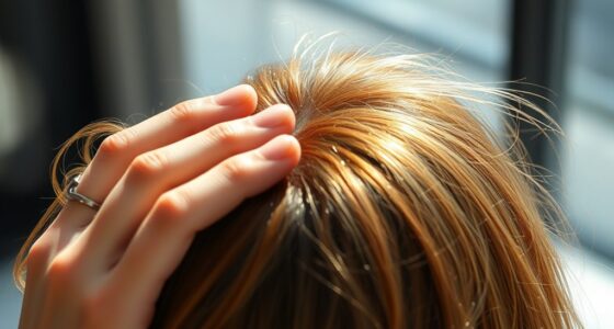 Einh-Minuten-Haaröl-Routine