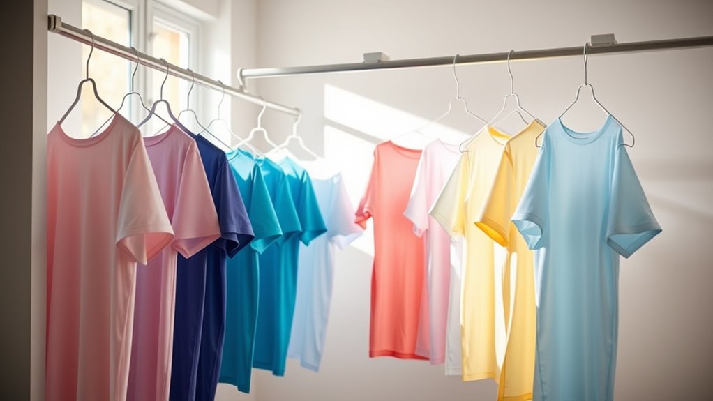 Geeignete T-Shirt-Trocknungstechniken