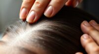 Massages der Kopfhaut für das Haarwachstum