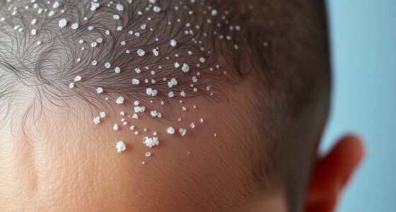 Hautschälung der Kopfhaut für das Haarwachstum