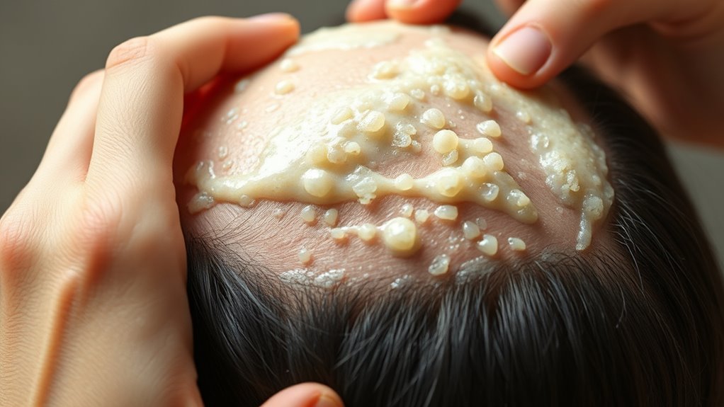 Kopfhautpeeling fördert das Haarwachstum
