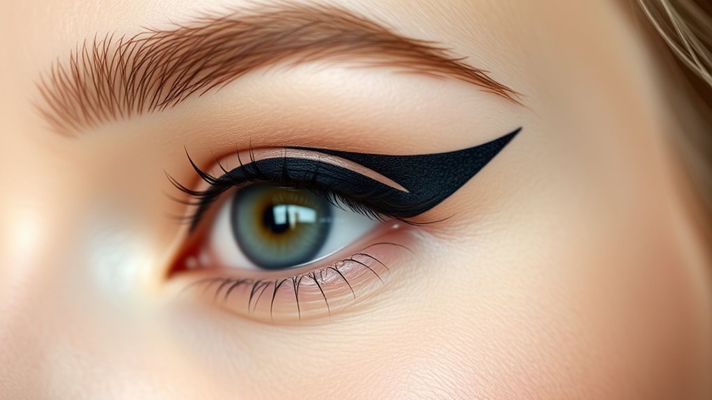 Scharfe Flügel-Liner-Technik
