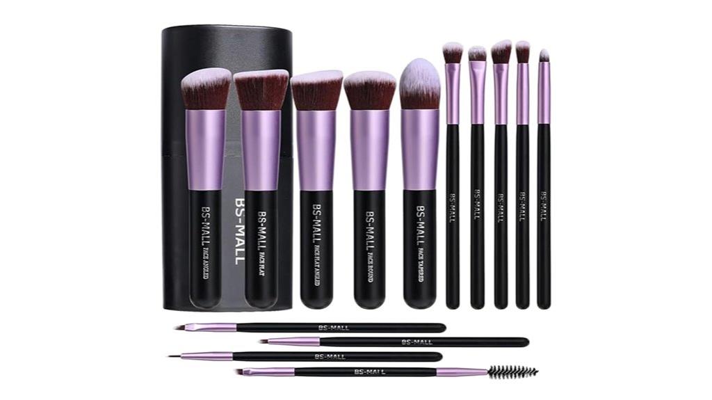 14 piece makeup brush set