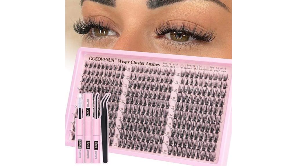 300pcs c curl lash clusters