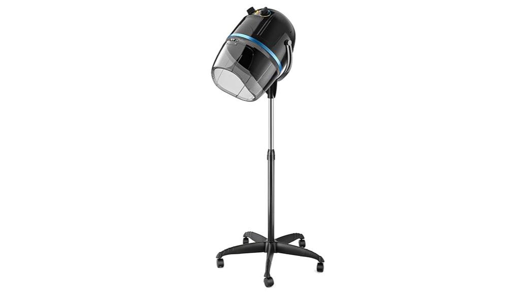 adjustable hooded floor dryer