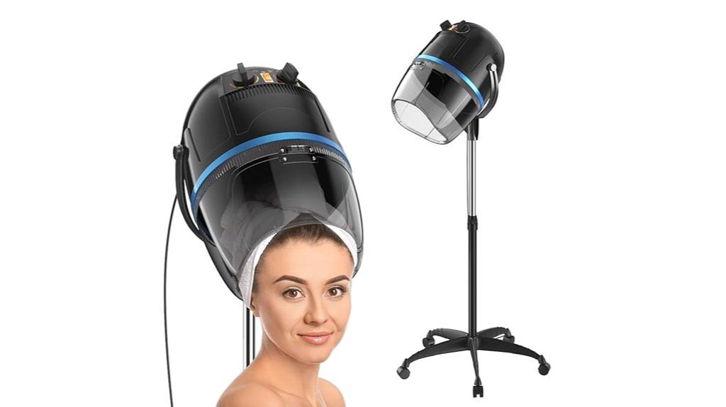 adjustable hooded hair dryer