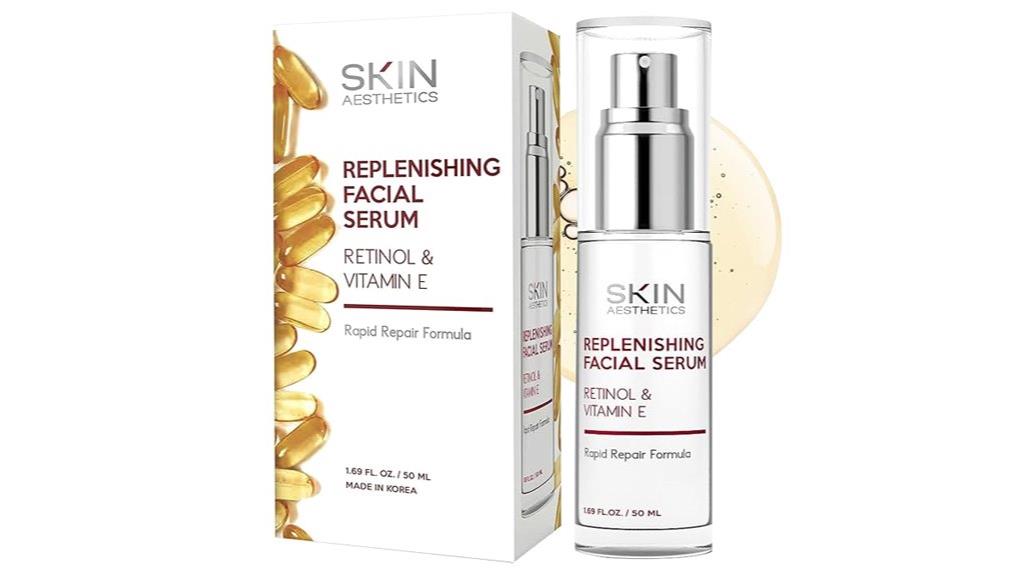 anti aging retinol vitamin e serum