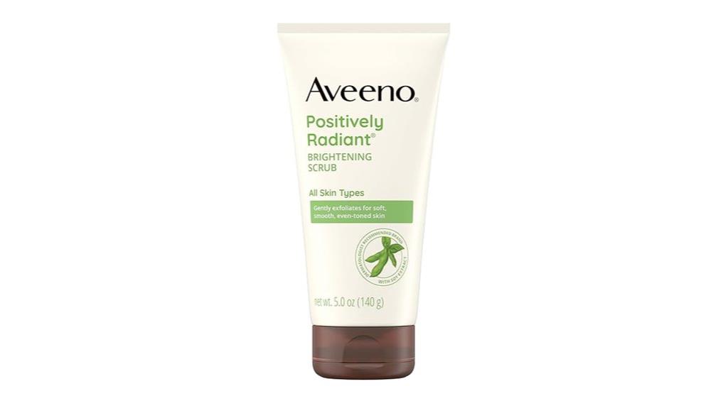 aveeno radiant facial scrub