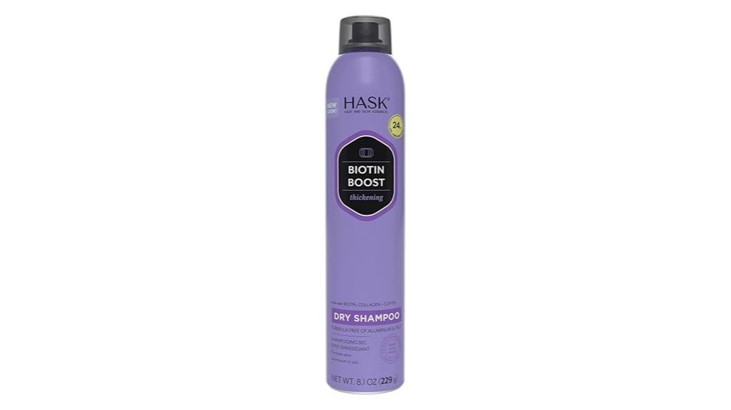 biotin enhanced thickening dry shampoo