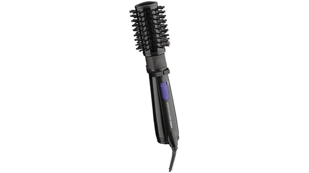 black 2 inch rotating styler