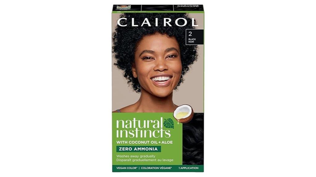 black demi permanent dye pack